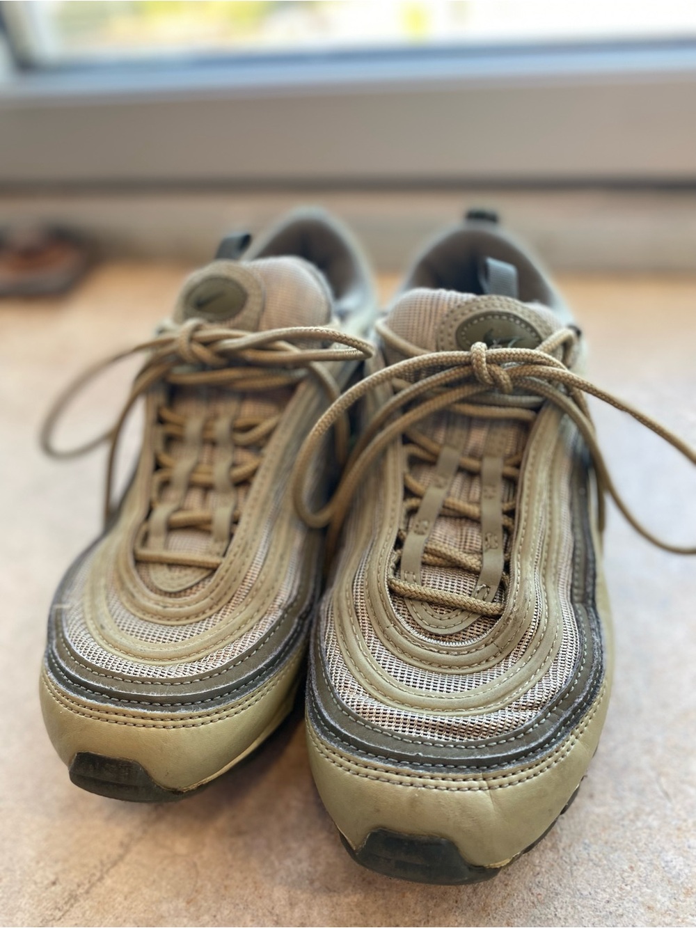 Women’s Nike Gray/Silver AIR MAX Athletic Sneakers
